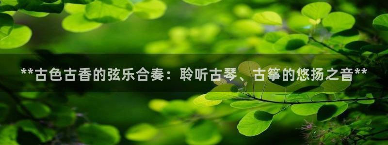 凯发国际平台官网：**古色古香的弦乐合奏：聆听古琴、古筝的悠