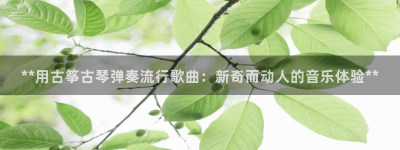 凯发官网下载客户端：**用古筝古琴弹奏流行歌曲：新奇而动人的